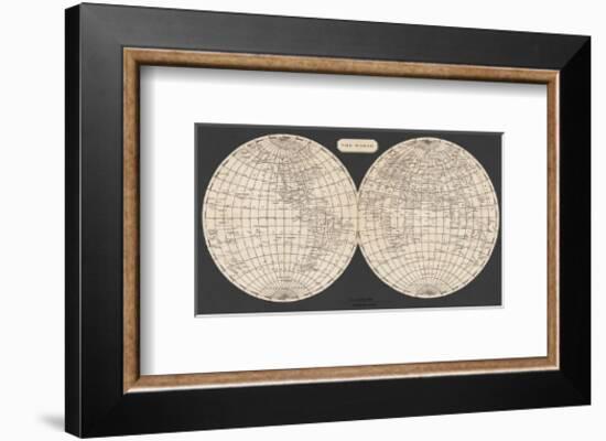 Map of the World, 1812-Aaron Arrowsmith-Framed Art Print