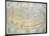 Map of the World, Based on Descriptions and Co-ordinates Given in 'Geographia'-Ptolemy-Mounted Giclee Print