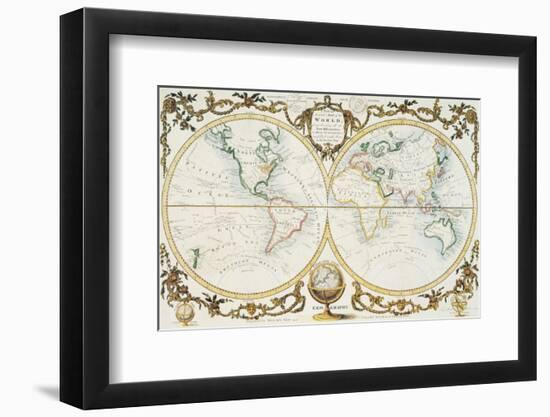 Map of the World, c.1770-null-Framed Premium Giclee Print