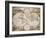 Map of the World, circa 1680-Frederick de Wit-Framed Giclee Print