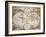 Map of the World, circa 1680-Frederick de Wit-Framed Giclee Print