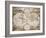 Map of the World, circa 1680-Frederick de Wit-Framed Giclee Print