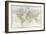 Map of the World: from R.H.Laurie's Atlas, 1852-null-Framed Giclee Print