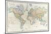 Map of the World: from R.H.Laurie's Atlas, 1852-null-Mounted Giclee Print