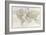 Map of the World: from R.H.Laurie's Atlas, 1852-null-Framed Premium Giclee Print