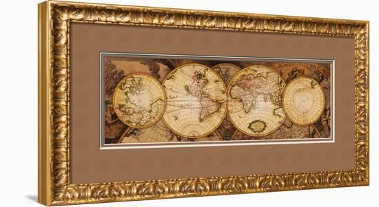 Map of the World: Nova Totius Terrarum Orbis-null-Framed Art Print