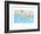 Map of the World-null-Framed Premium Giclee Print