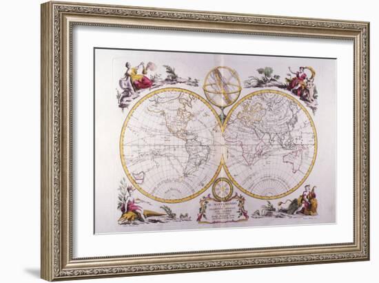 Map of the World-Fototeca Gilardi-Framed Photographic Print