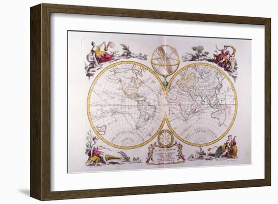 Map of the World-Fototeca Gilardi-Framed Photographic Print