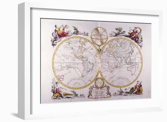 Map of the World-Fototeca Gilardi-Framed Photographic Print