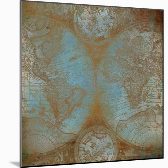 Map of the World-Kimberly Allen-Mounted Art Print