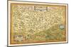 Map of Transylvania-Abraham Ortelius-Mounted Art Print