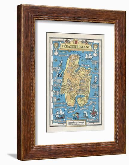Map of Treasure Island-Monro S. Orr-Framed Photographic Print