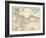 Map of Tripoli (Libya) and Tunis, 1870s-null-Framed Giclee Print