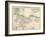 Map of Tripoli (Libya) and Tunis, 1870s-null-Framed Giclee Print