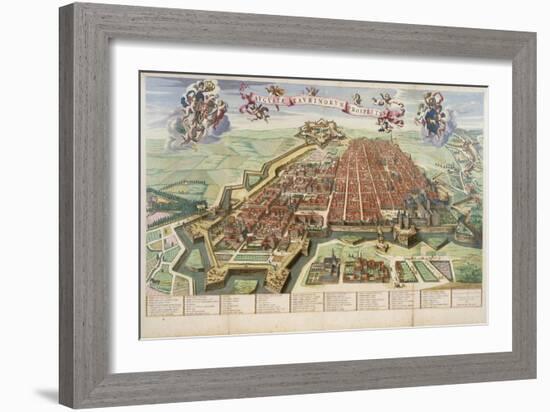 Map of Turin, 1682-Joan Blaeu-Framed Giclee Print