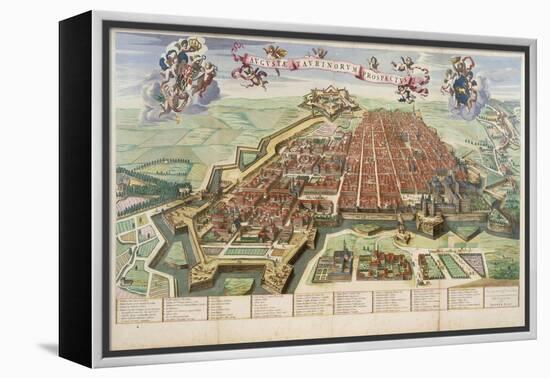 Map of Turin, 1682-Joan Blaeu-Framed Premier Image Canvas