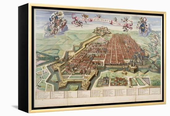 Map of Turin, 1682-Joan Blaeu-Framed Premier Image Canvas