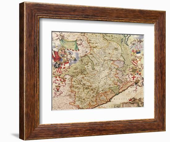 Map of Turin, 1682-Joan Blaeu-Framed Giclee Print