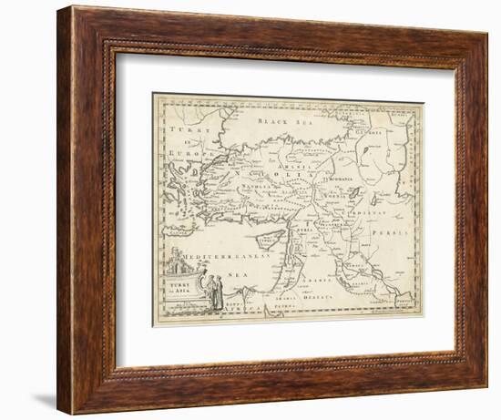 Map of Turkey in Asia-T. Jeffreys-Framed Art Print