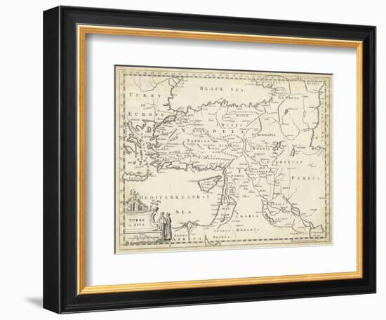 Map of Turkey in Asia-T. Jeffreys-Framed Art Print