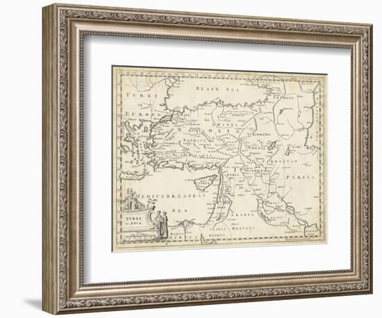 Map of Turkey in Asia-T. Jeffreys-Framed Premium Giclee Print