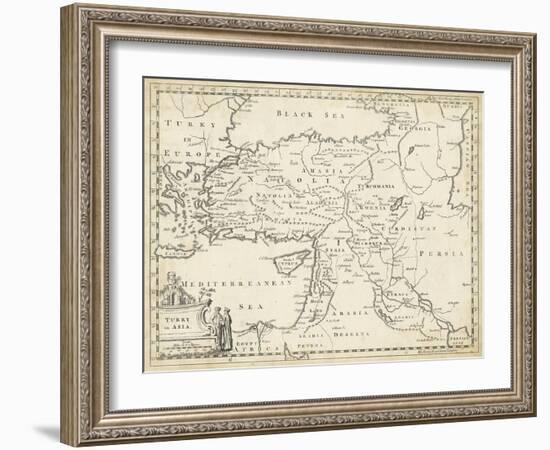 Map of Turkey in Asia-T. Jeffreys-Framed Art Print