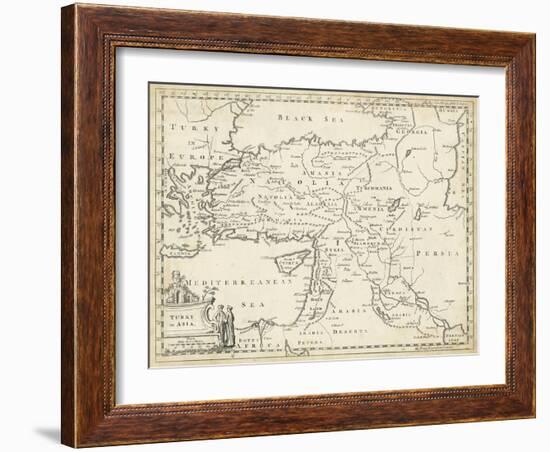 Map of Turkey in Asia-T. Jeffreys-Framed Art Print