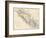 Map of Vancouver Island, British Columbia, Canada, 1870s-null-Framed Premium Giclee Print