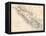 Map of Vancouver Island, British Columbia, Canada, 1870s-null-Framed Premier Image Canvas
