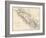 Map of Vancouver Island, British Columbia, Canada, 1870s-null-Framed Giclee Print