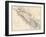 Map of Vancouver Island, British Columbia, Canada, 1870s-null-Framed Giclee Print