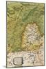 Map of Vermandois, from Theatrum Orbis Terrarum by Abraham Ortelius, 1528-1598, Antwerp, 1570-null-Mounted Giclee Print