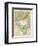 Map of Victoria and Tasmania-Unknown-Framed Giclee Print