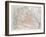 Map of Vienna Austria 1899-null-Framed Giclee Print