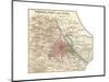 Map of Vienna (C. 1900), Maps-Encyclopaedia Britannica-Mounted Giclee Print