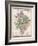 Map of Warwickshire-James Archer-Framed Art Print