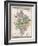 Map of Warwickshire-James Archer-Framed Art Print