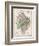 Map of Warwickshire-James Archer-Framed Art Print