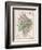 Map of Warwickshire-James Archer-Framed Art Print