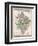 Map of Warwickshire-James Archer-Framed Art Print