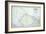 Map of West Arctic America Showing the Tracks of HMS Enterprise and Investigator in 1850-1854-null-Framed Giclee Print