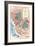 Map of Wine Country-null-Framed Art Print