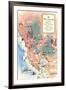 Map of Wine Country-null-Framed Art Print