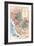 Map of Wine Country-null-Framed Premium Giclee Print