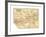 Map of Yosemite Valley (C. 1900), Maps-Encyclopaedia Britannica-Framed Giclee Print