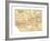 Map of Yosemite Valley (C. 1900), Maps-Encyclopaedia Britannica-Framed Giclee Print