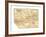 Map of Yosemite Valley (C. 1900), Maps-Encyclopaedia Britannica-Framed Giclee Print