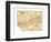 Map of Yosemite Valley (C. 1900), Maps-Encyclopaedia Britannica-Framed Giclee Print