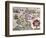 Map of Zeeland, by Abraham Ortelius, Mapmaker of Antwerp, Honoring Research of Jacob Van Deventer-null-Framed Giclee Print